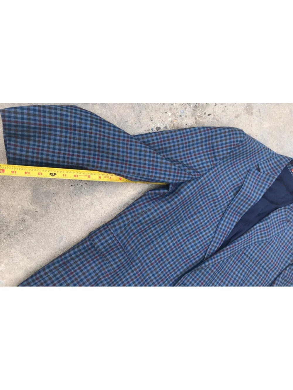 Daniel Cremieux Fine Capolavoro Jacket checkered Blazer Wool Made in Canada 44